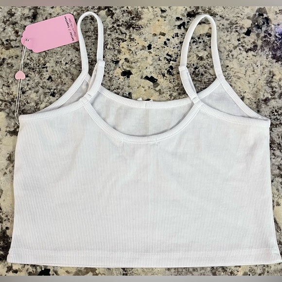 2 piece set of white Camisoles by “Better Together “ and “SHEIN”. - Picture 4 of 6